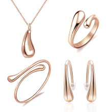 Simple Minimalist Latest Design Italian Jewellery 316L Stainless Steel Jewelry Set For Woman